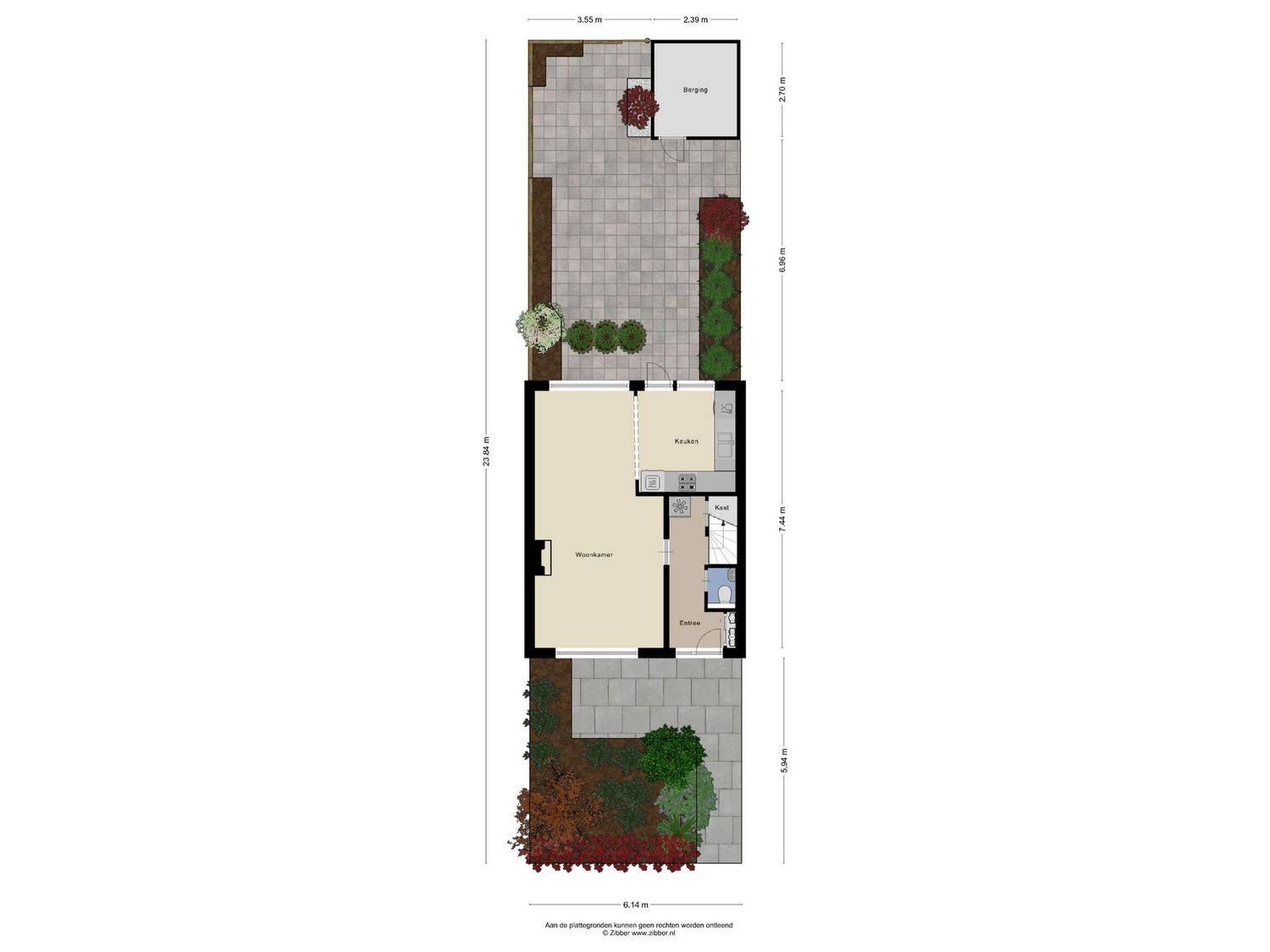 Vestapad 4, SPIJKENISSE plattegrond 1
