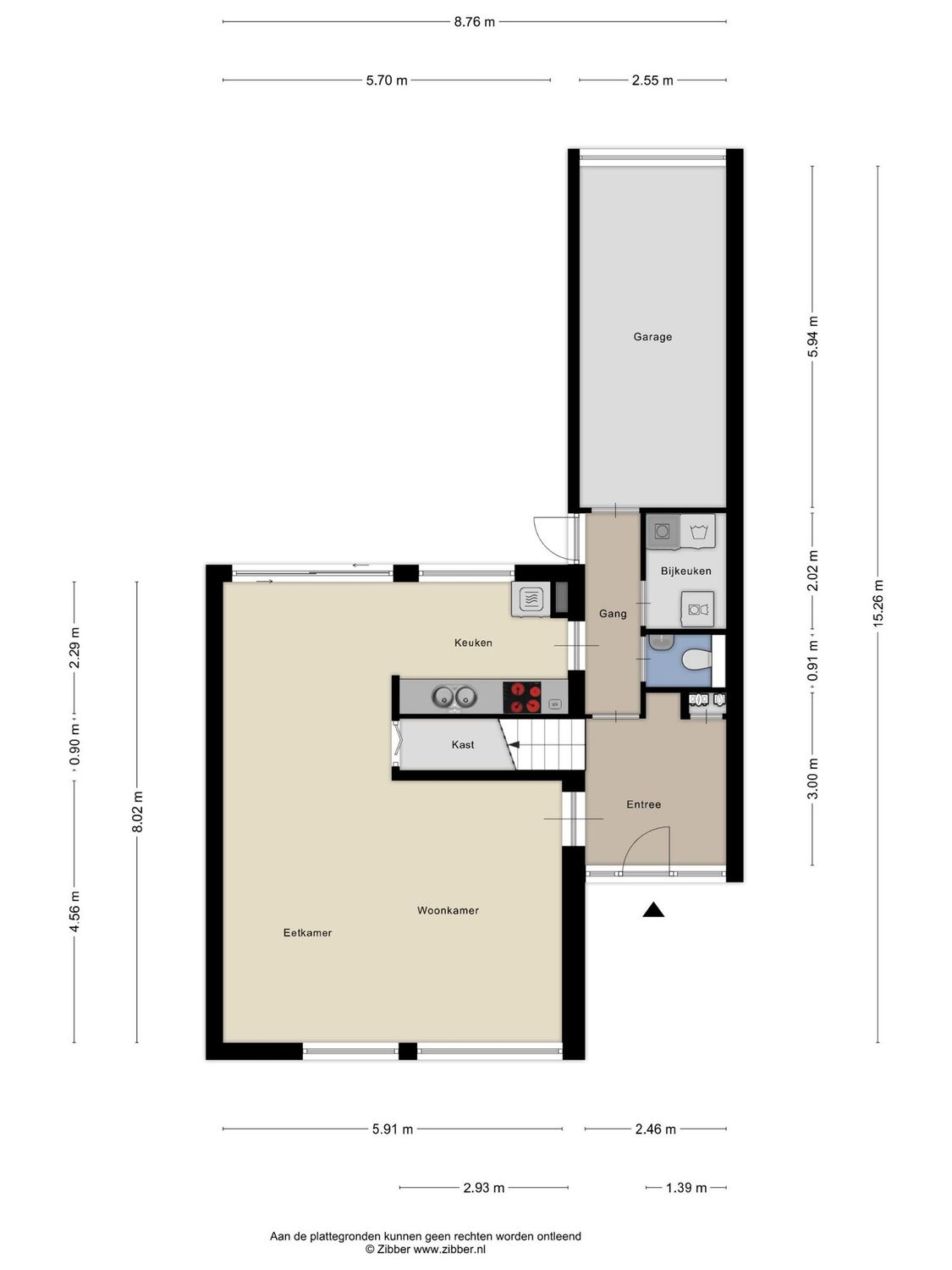 Salamanderveen 341, SPIJKENISSE plattegrond 0