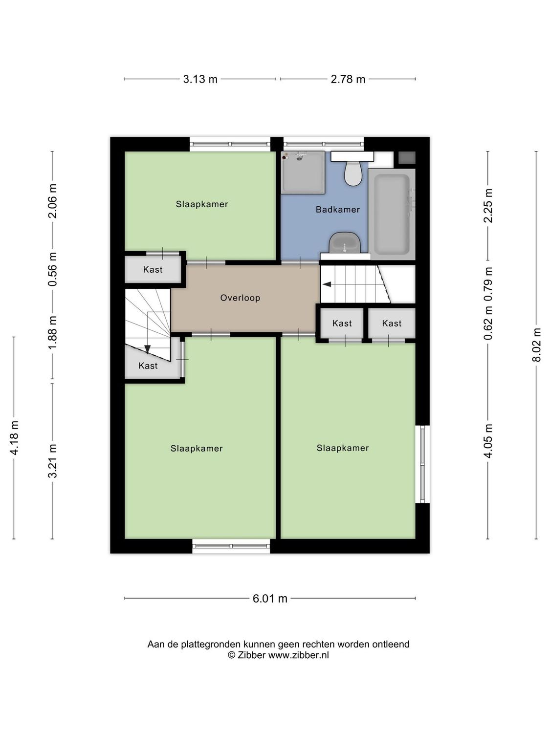 Salamanderveen 341, SPIJKENISSE plattegrond 2