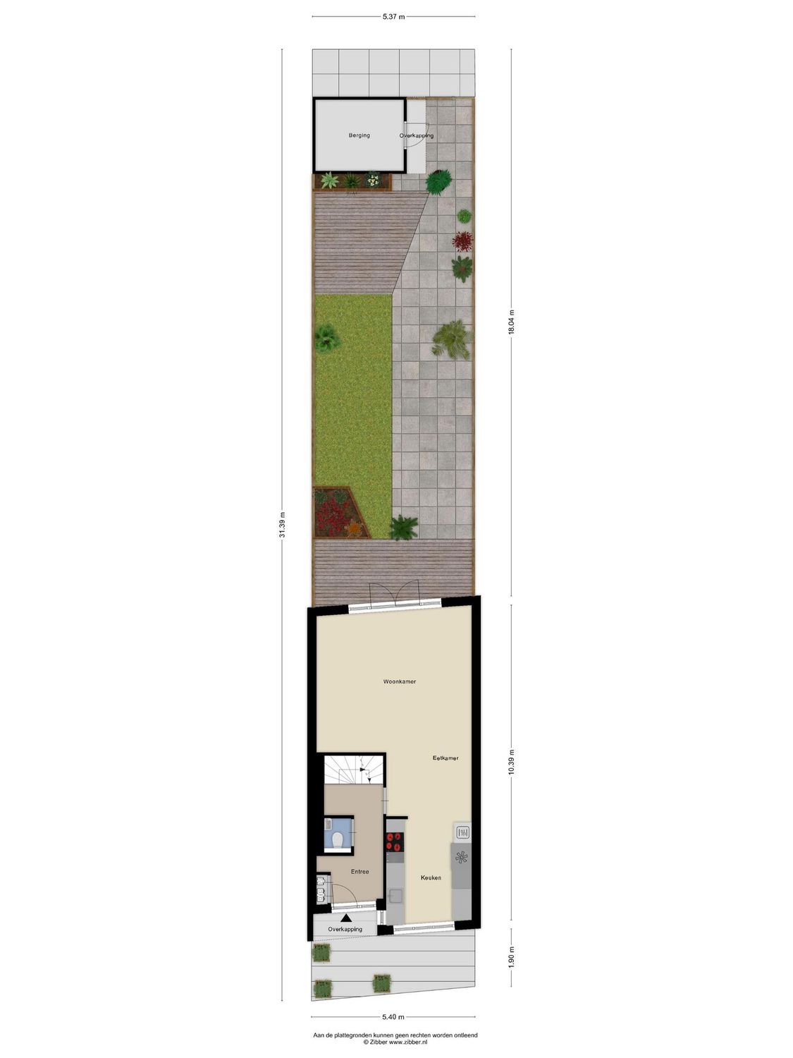 Annie van Hattemstraat 20, SPIJKENISSE plattegrond 1
