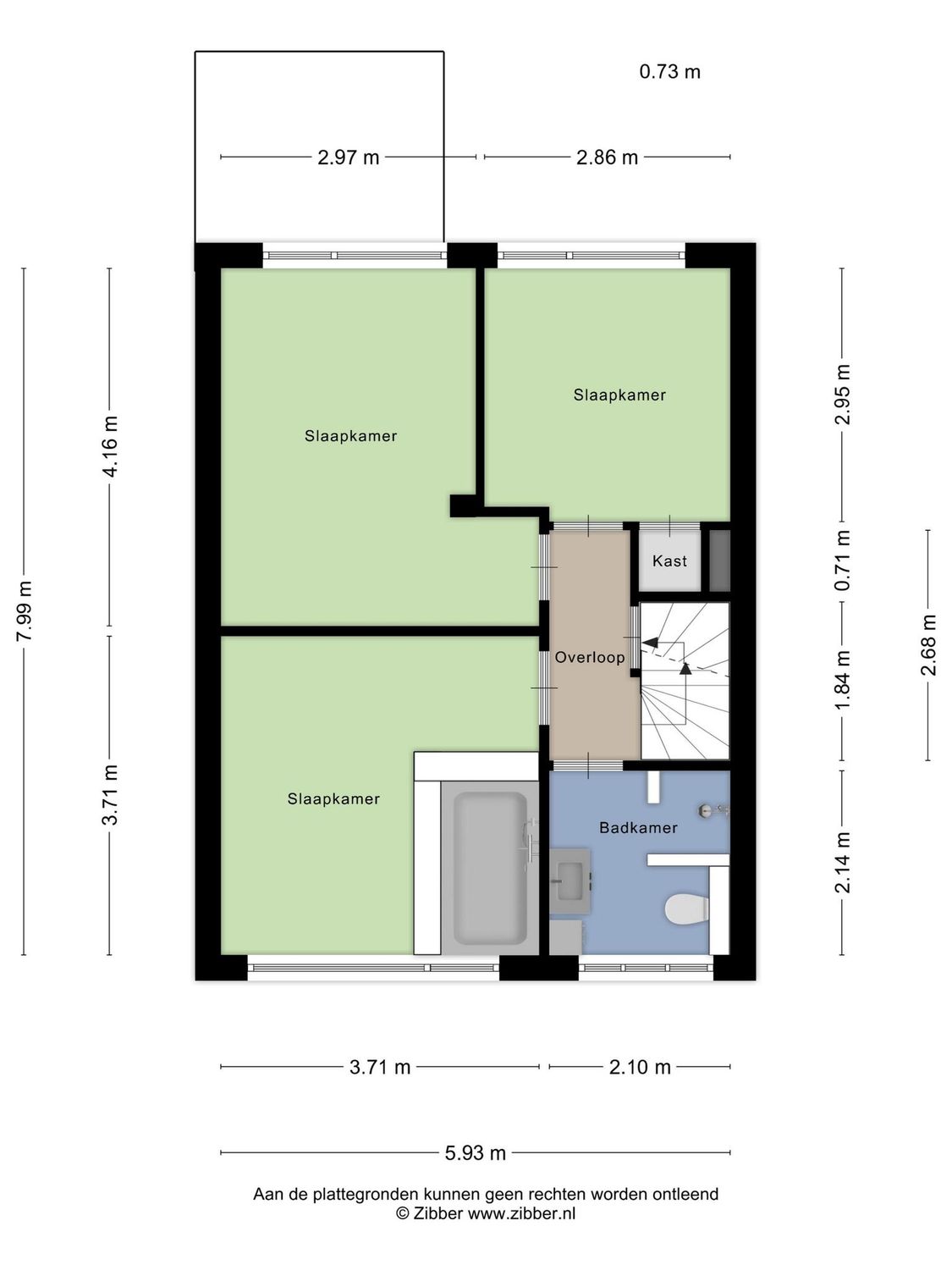 Hooftweg 107, GEERVLIET plattegrond 3