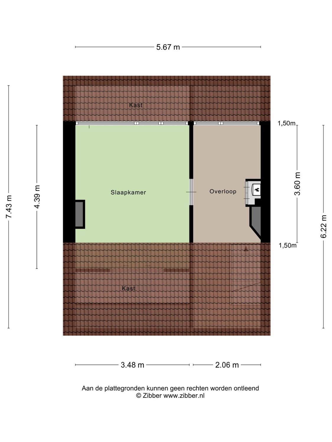 Lijsterbeslaan 15, ROZENBURG plattegrond 4