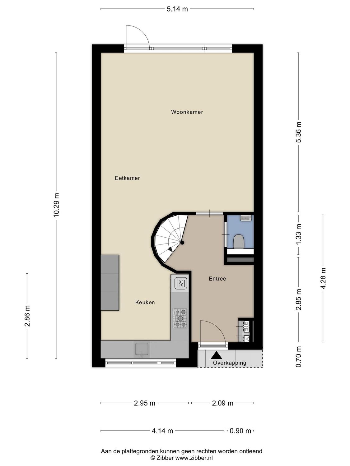 Else van der Banstraat 173, SPIJKENISSE plattegrond 0