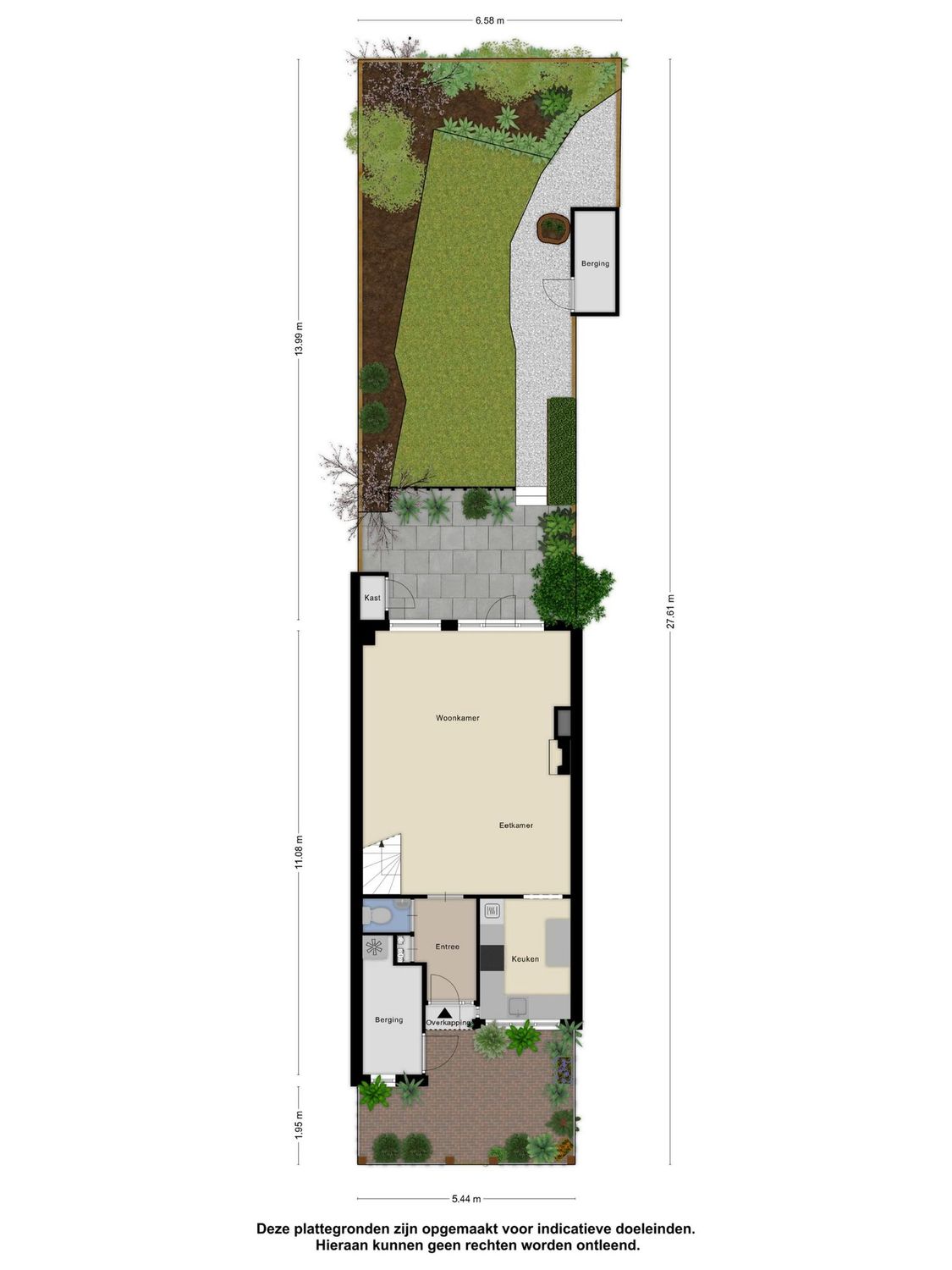 Libelleveen 253, SPIJKENISSE plattegrond 1