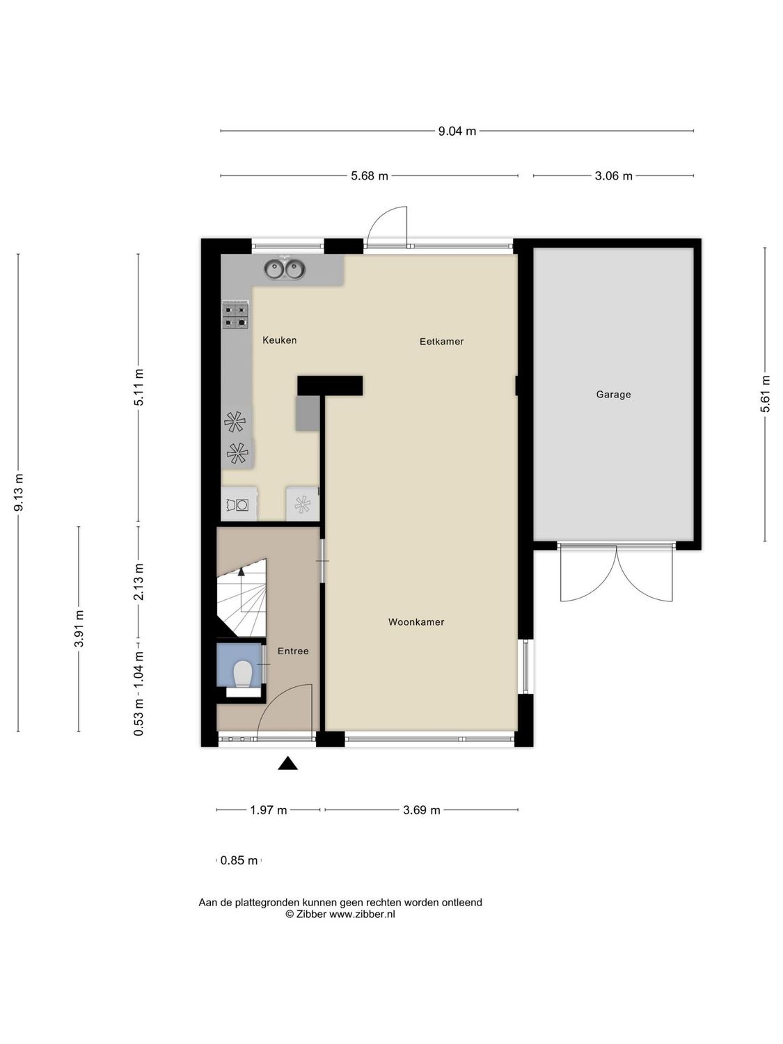 Leliestraat 76, SPIJKENISSE plattegrond 0