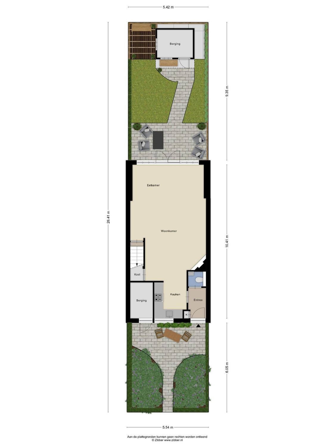 Roosendaelweg 5, GEERVLIET plattegrond 1