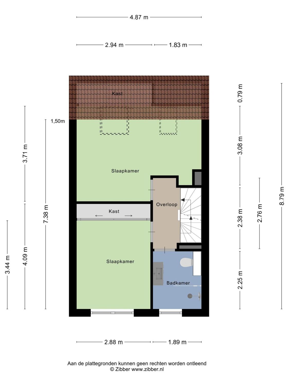 Schaduwgras 6, SPIJKENISSE plattegrond 3