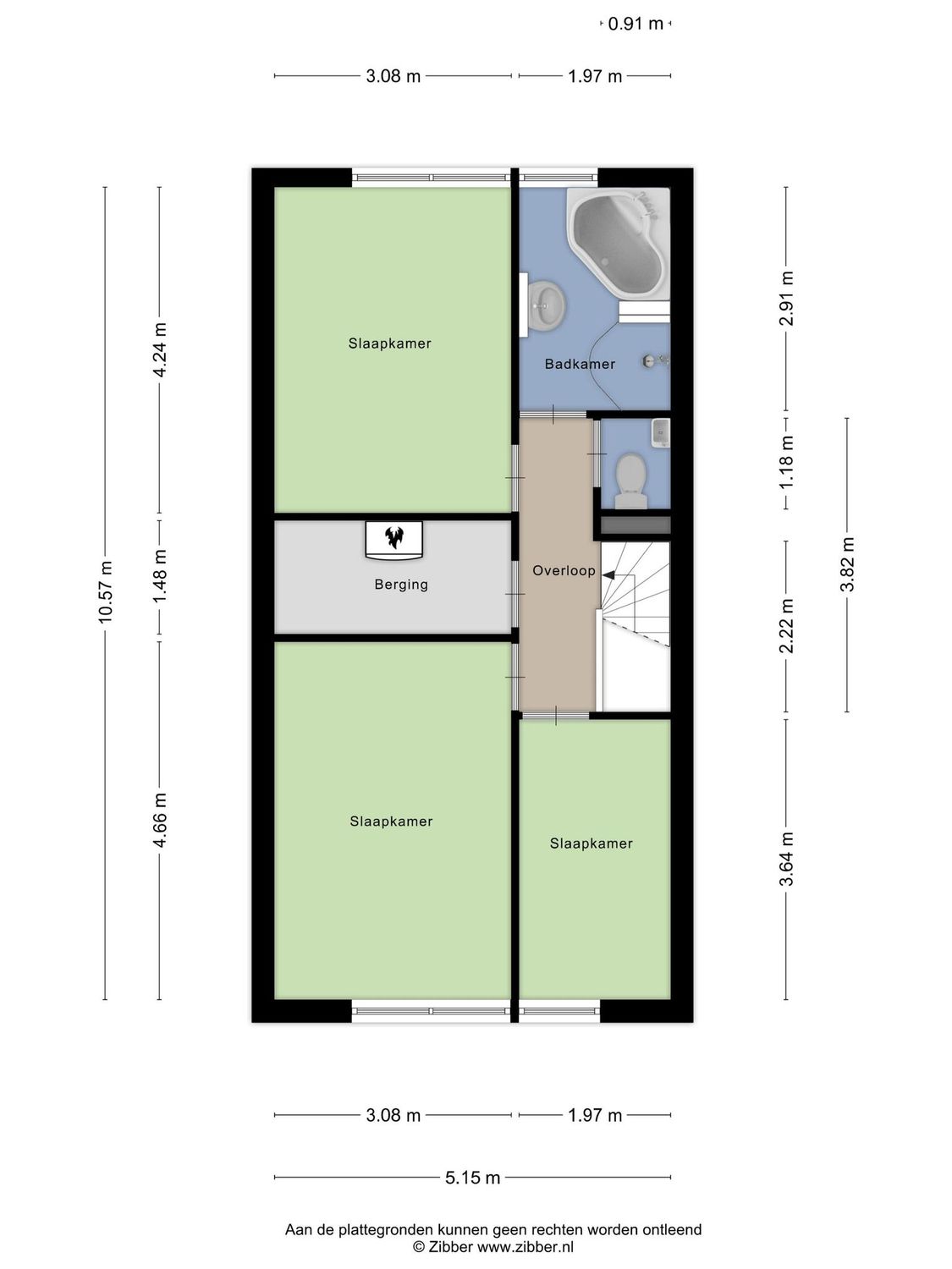 J. Kluitstraat 16, SPIJKENISSE plattegrond 3