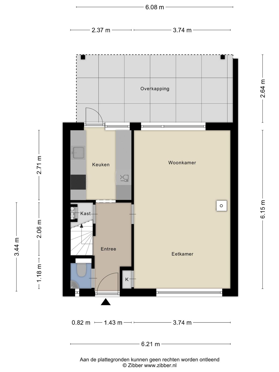 Markenburglaan 16, GEERVLIET plattegrond 0