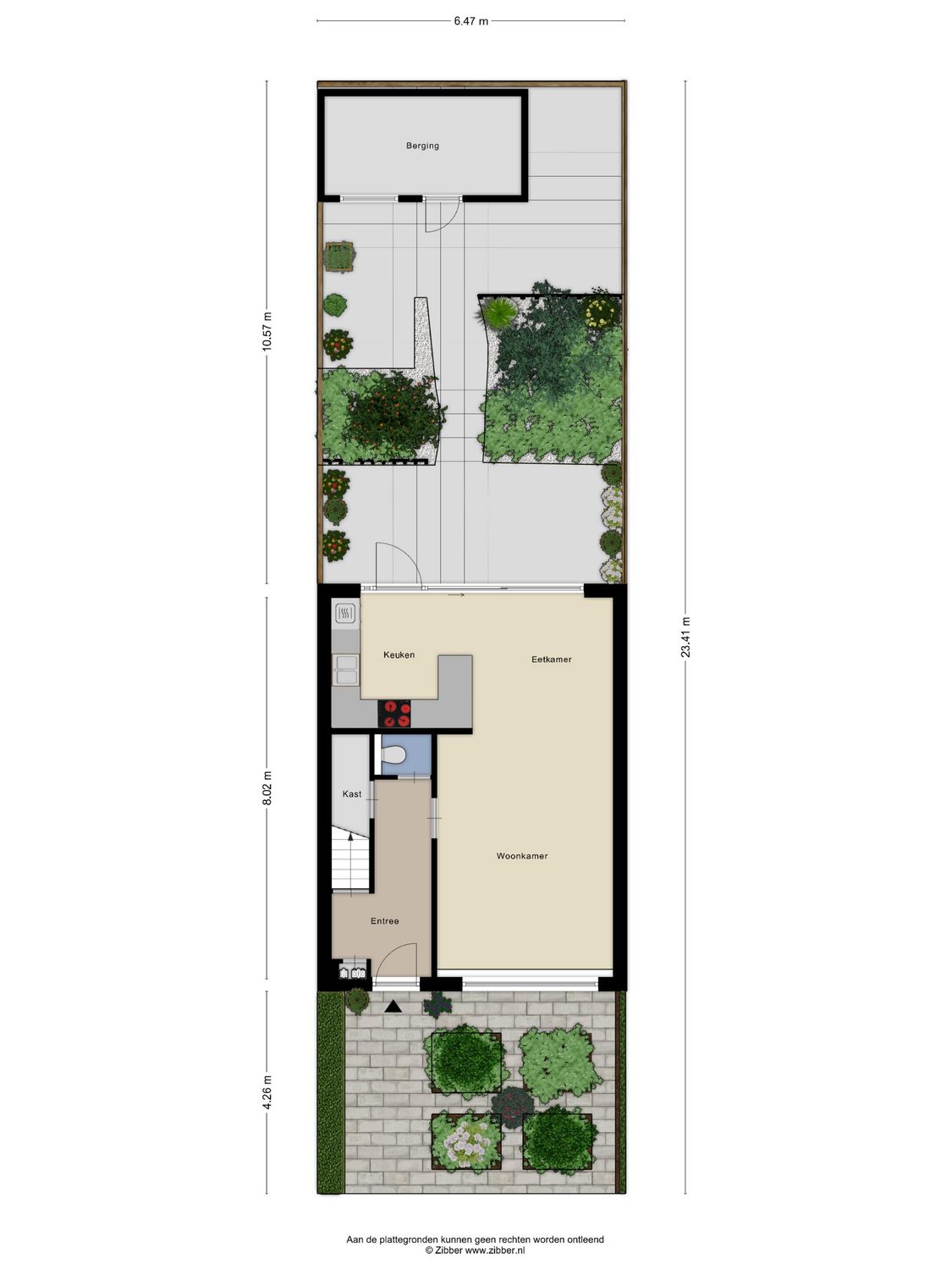 Burggraafstraat 43, HEENVLIET plattegrond 1