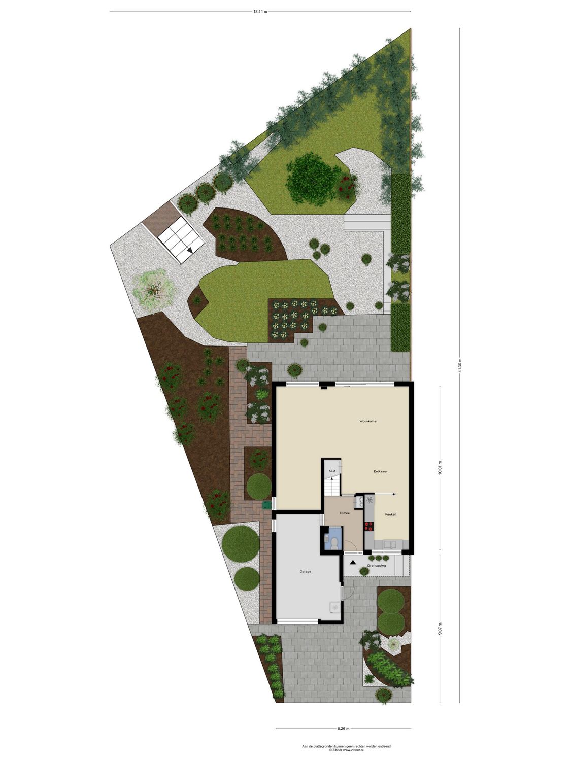 Nijlstraat 4, SPIJKENISSE plattegrond 1