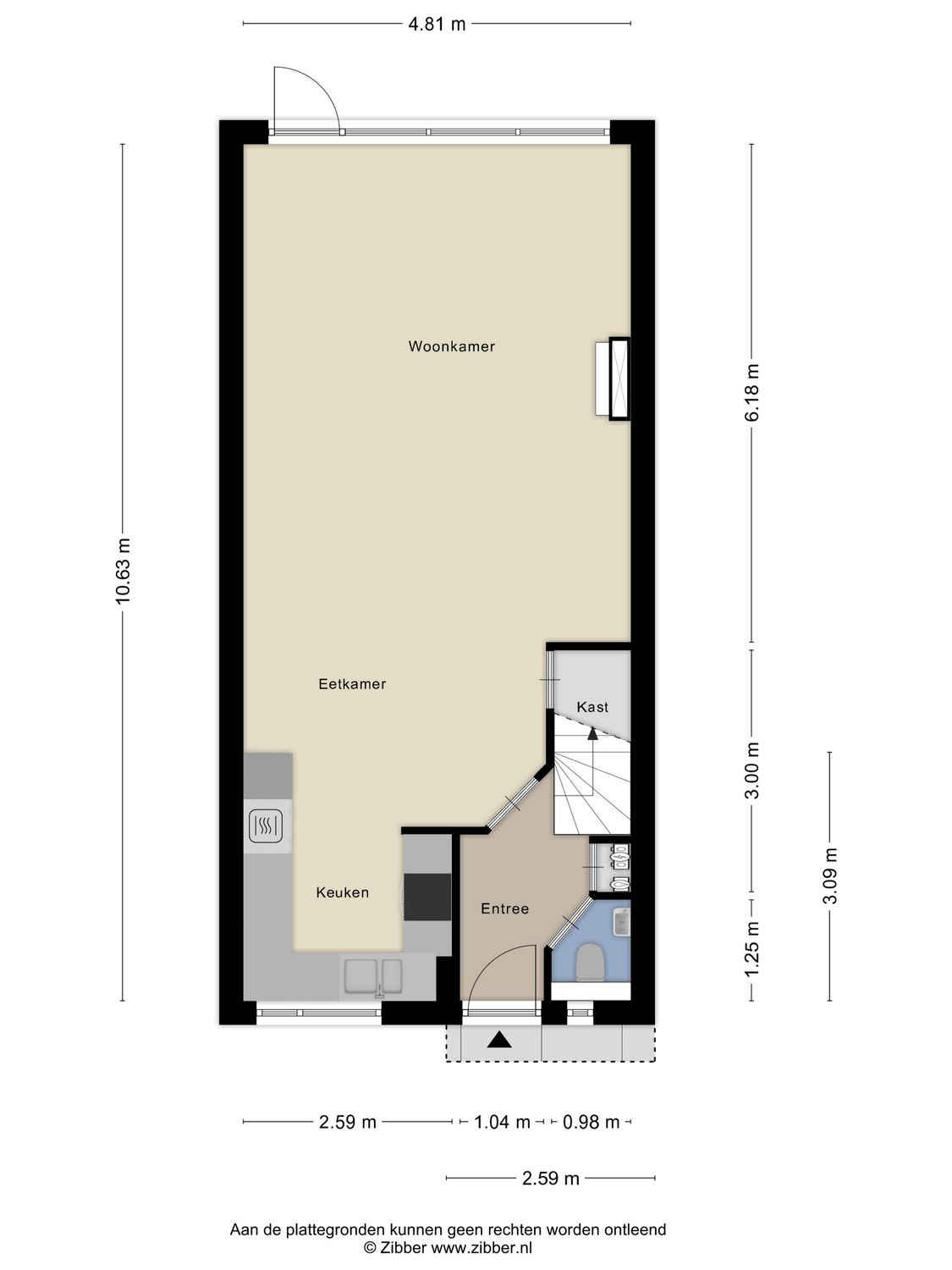 Wilhelmina Druckerstraat 19, SPIJKENISSE plattegrond 0