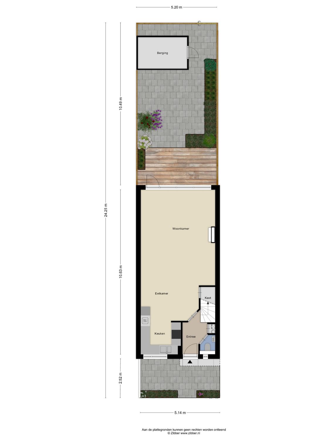 Wilhelmina Druckerstraat 19, SPIJKENISSE plattegrond 1
