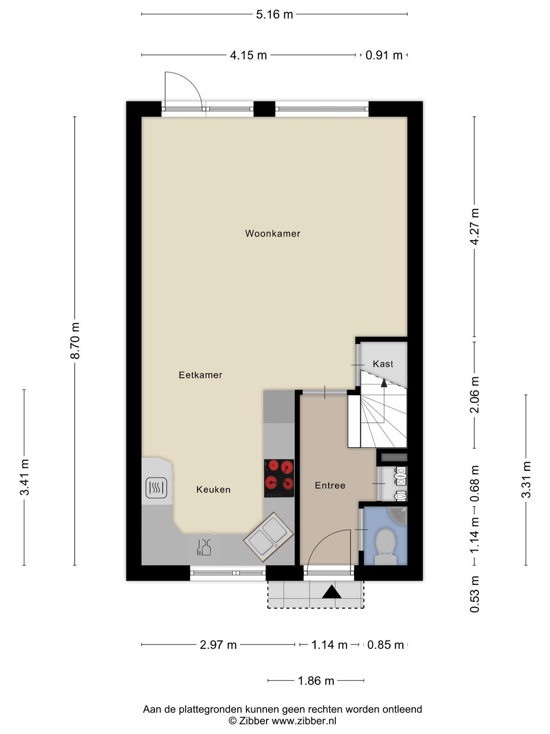 Rousselpad 4, SPIJKENISSE plattegrond 0