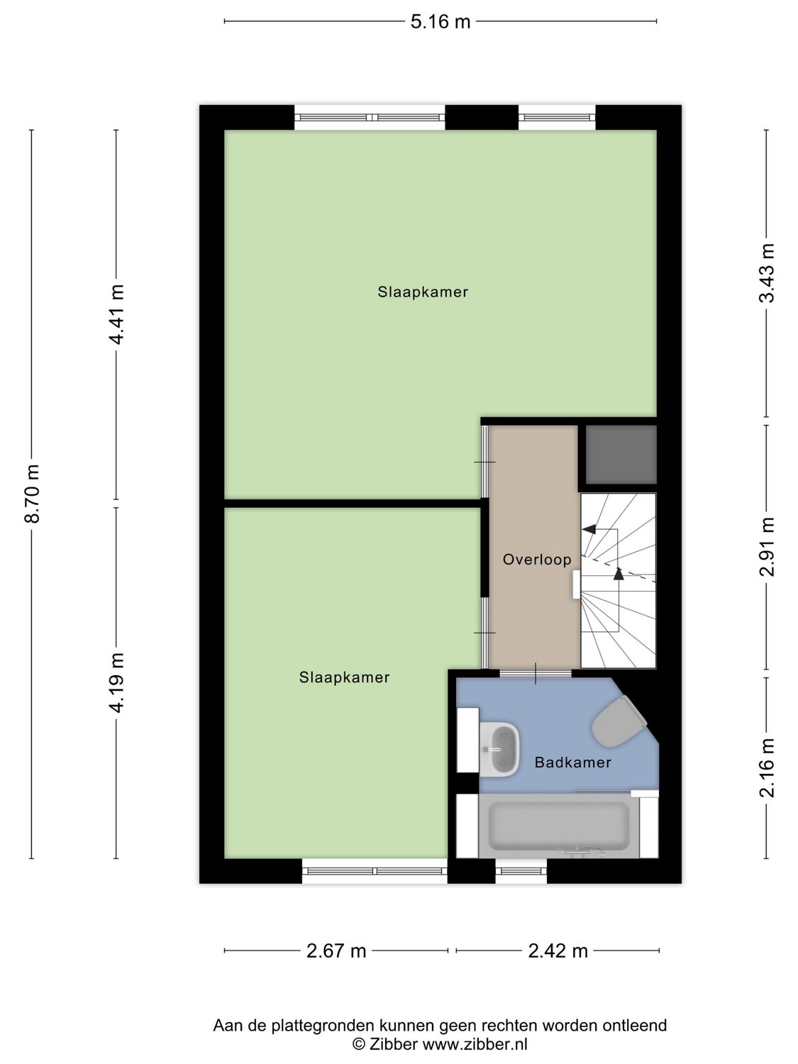 Rousselpad 4, SPIJKENISSE plattegrond 3
