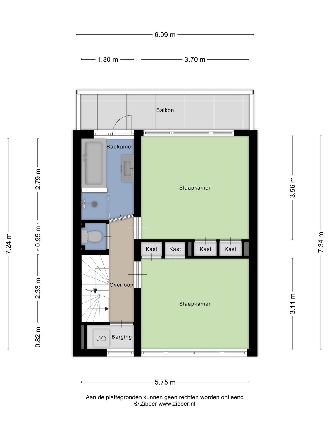 Elimstraat 6, ROTTERDAM plattegrond 3