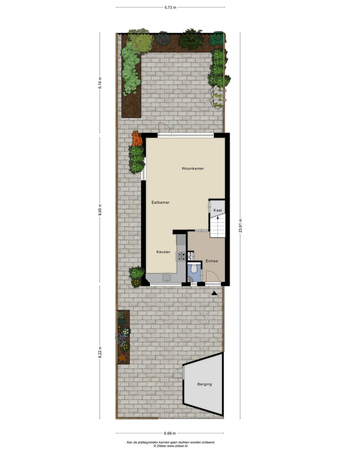 Burggraafstraat 1, HEENVLIET plattegrond 1