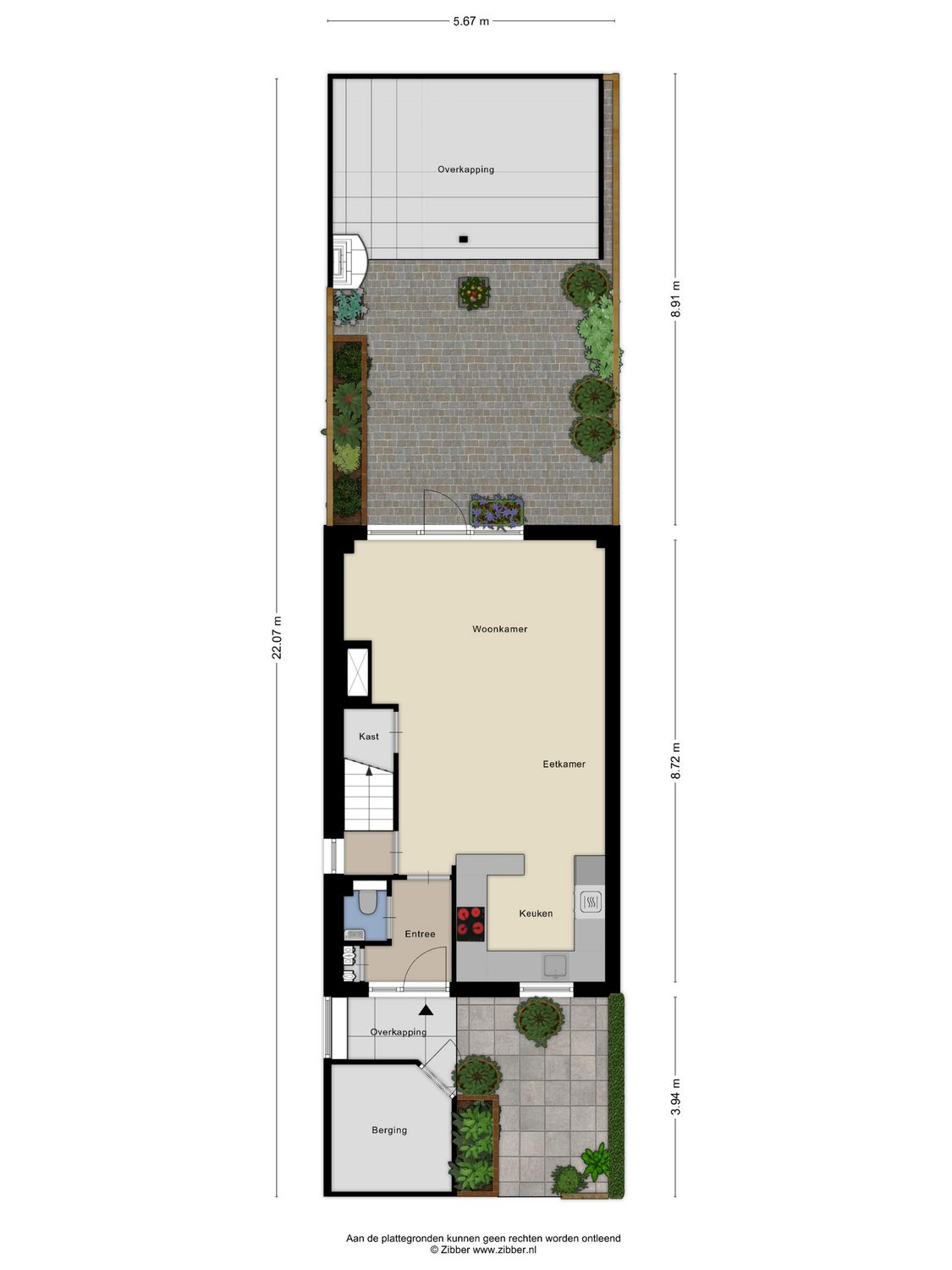 Heepvoorde 12, SPIJKENISSE plattegrond 0