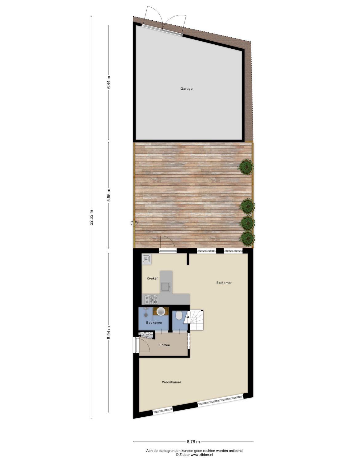 Vissersdijk 4, HEENVLIET plattegrond 1