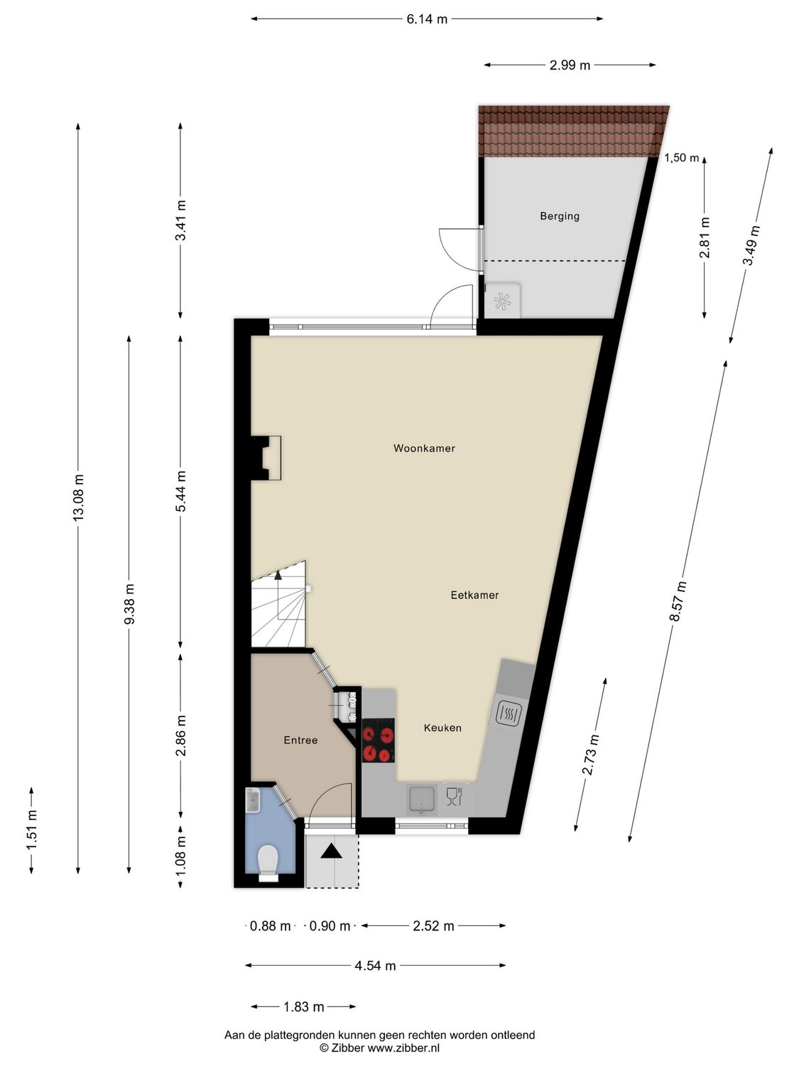 Ganzenhoek 44, SPIJKENISSE plattegrond 0