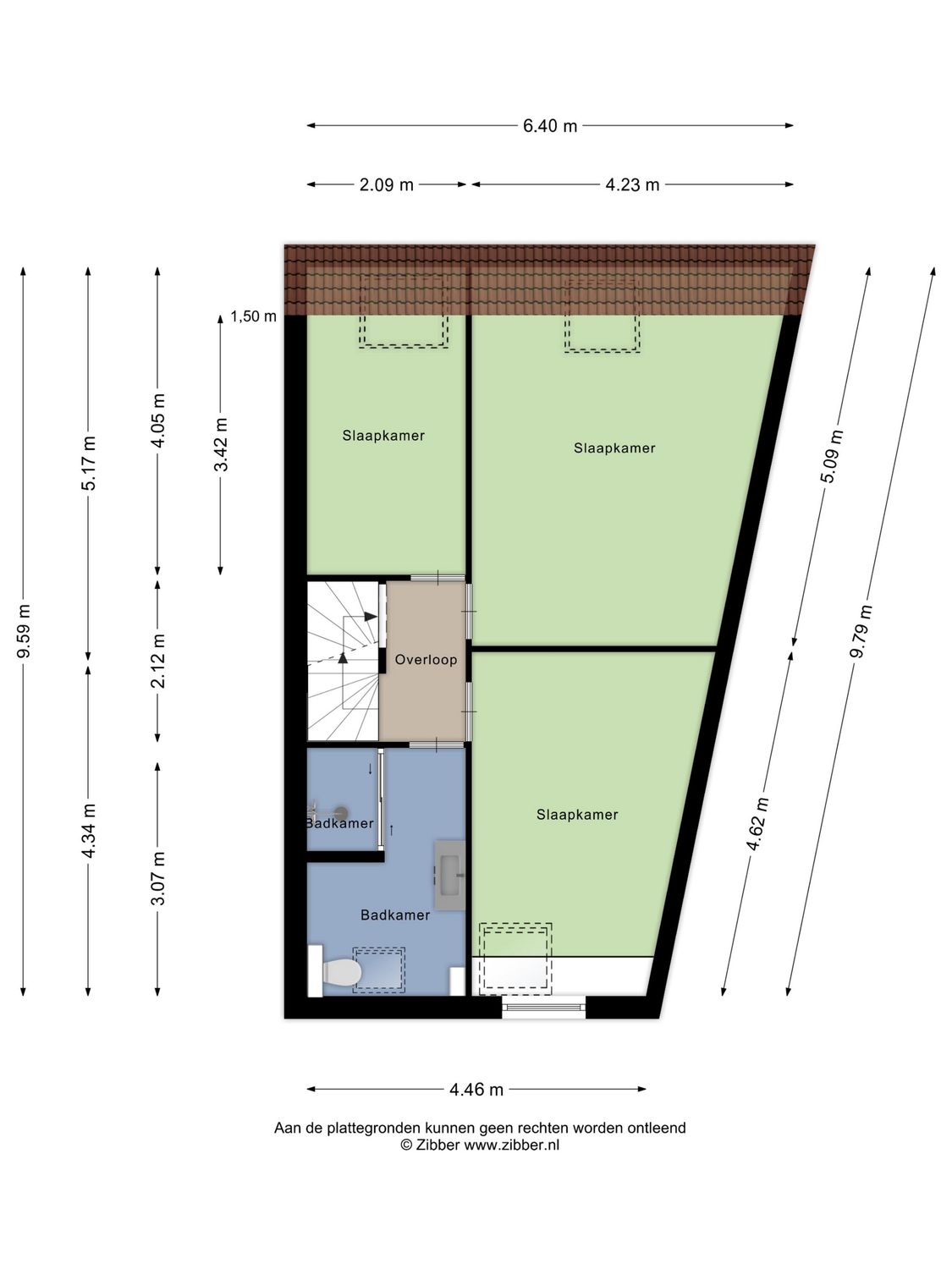 Ganzenhoek 44, SPIJKENISSE plattegrond 2