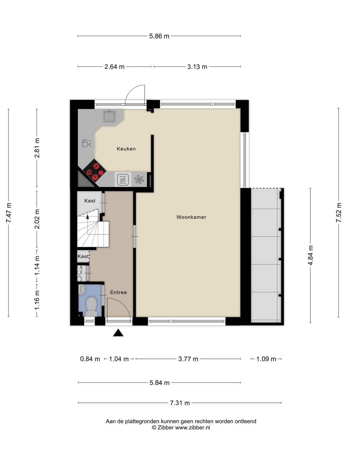 Polderlaan 121, GEERVLIET plattegrond 0