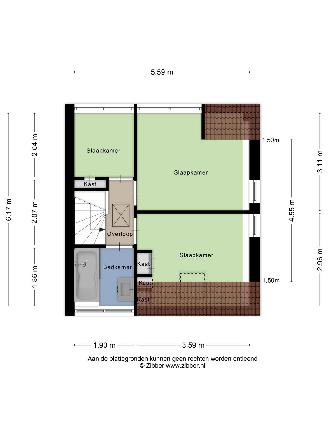 van Blankensteinstraat 1, HEENVLIET plattegrond 3