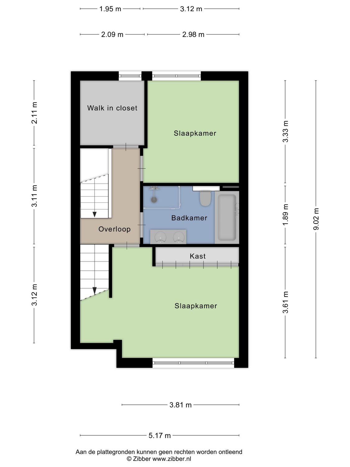 Nieuwe Wetering 219, HOOGVLIET ROTTERDAM plattegrond 3