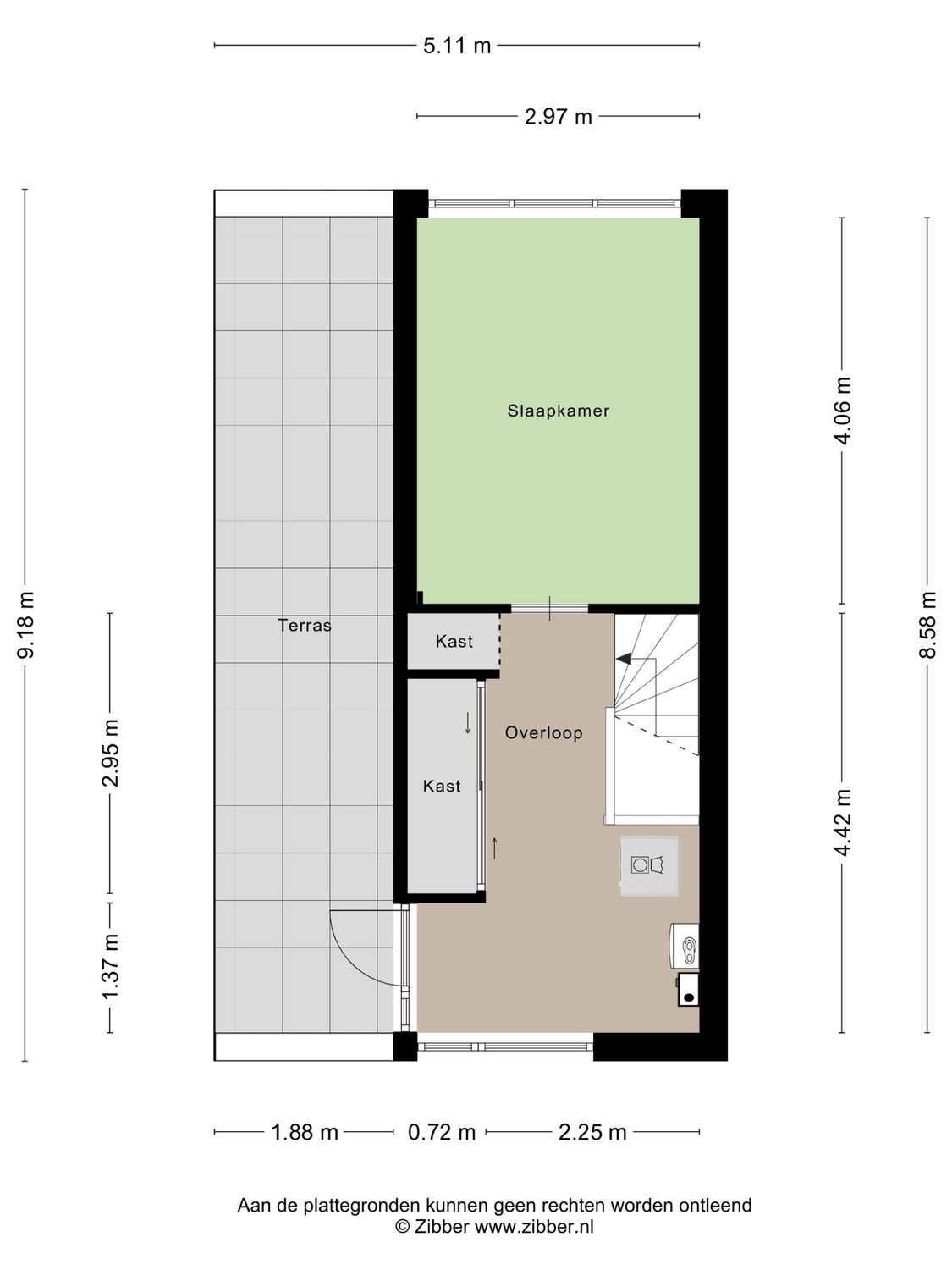 Iepenlaan 6C, SPIJKENISSE plattegrond 4