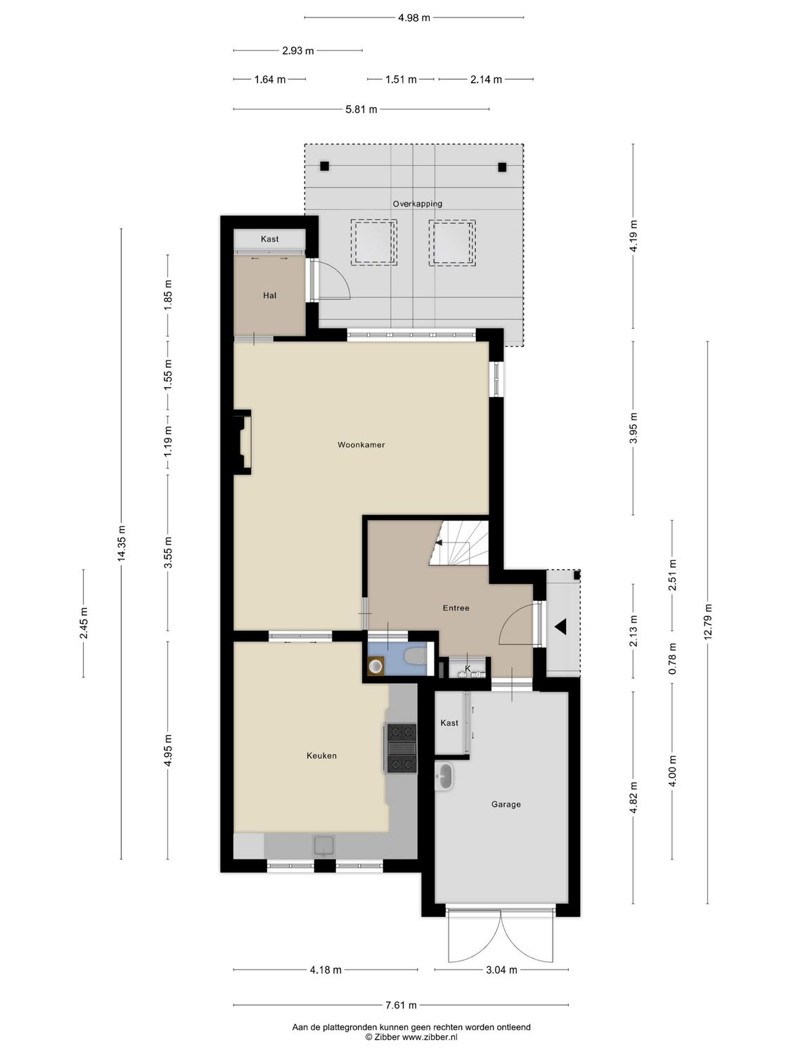 Achterweg 80, HEKELINGEN plattegrond 0