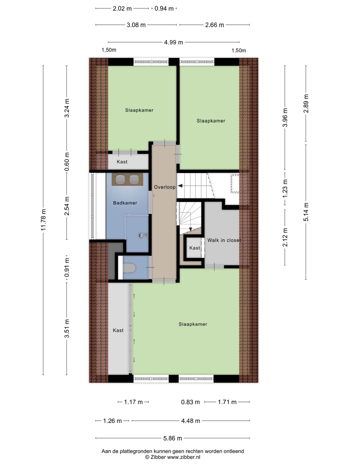 Achterweg 80, HEKELINGEN plattegrond 1