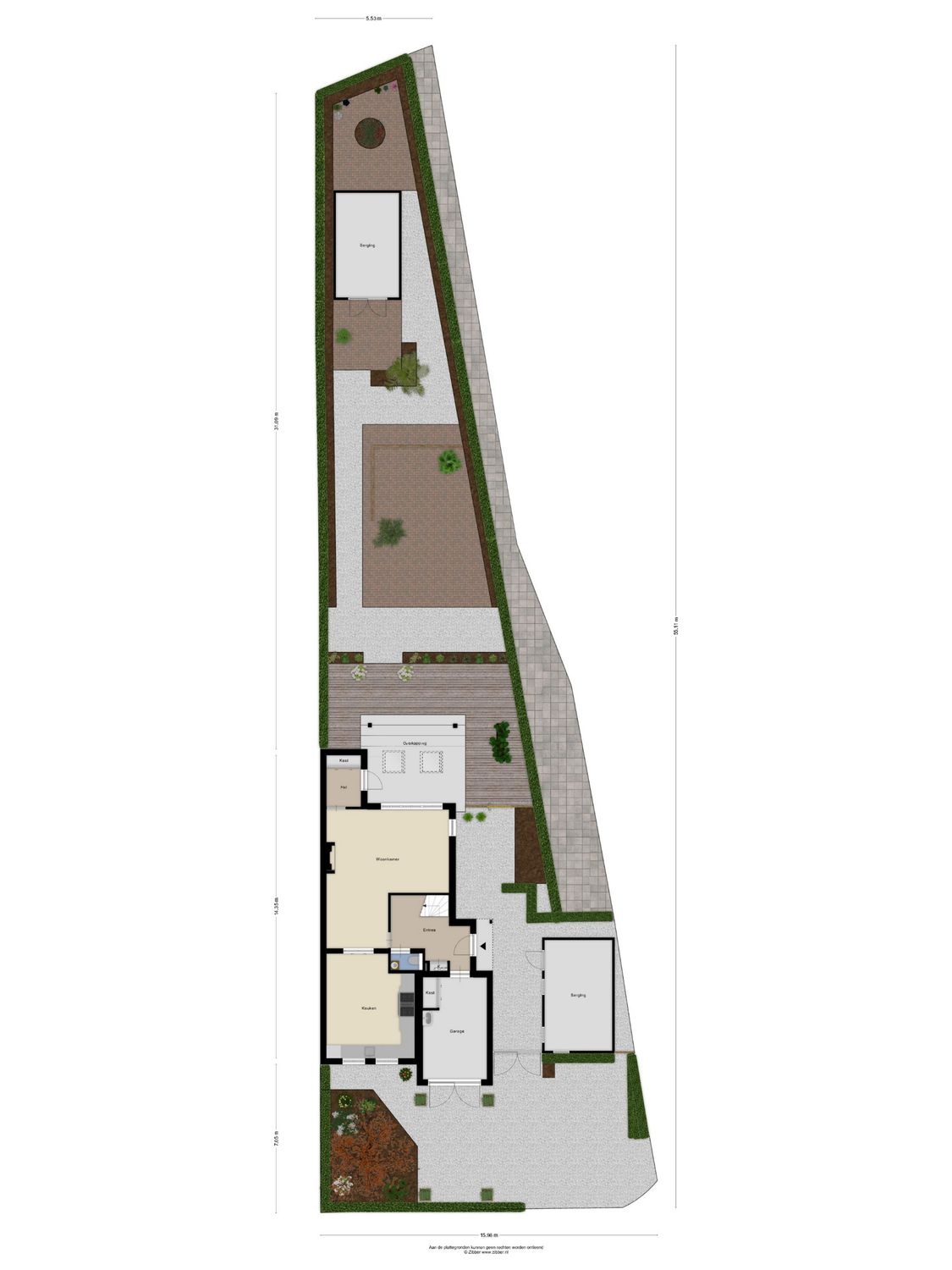Achterweg 80, HEKELINGEN plattegrond 5