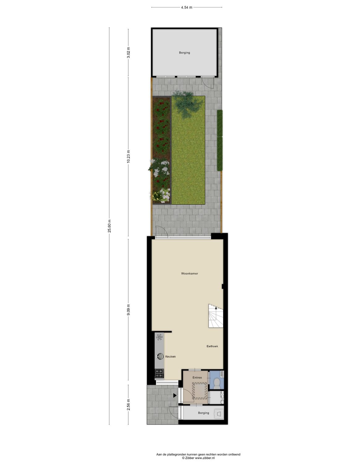 Prins Bernhardstraat 44, ZUIDLAND plattegrond 3