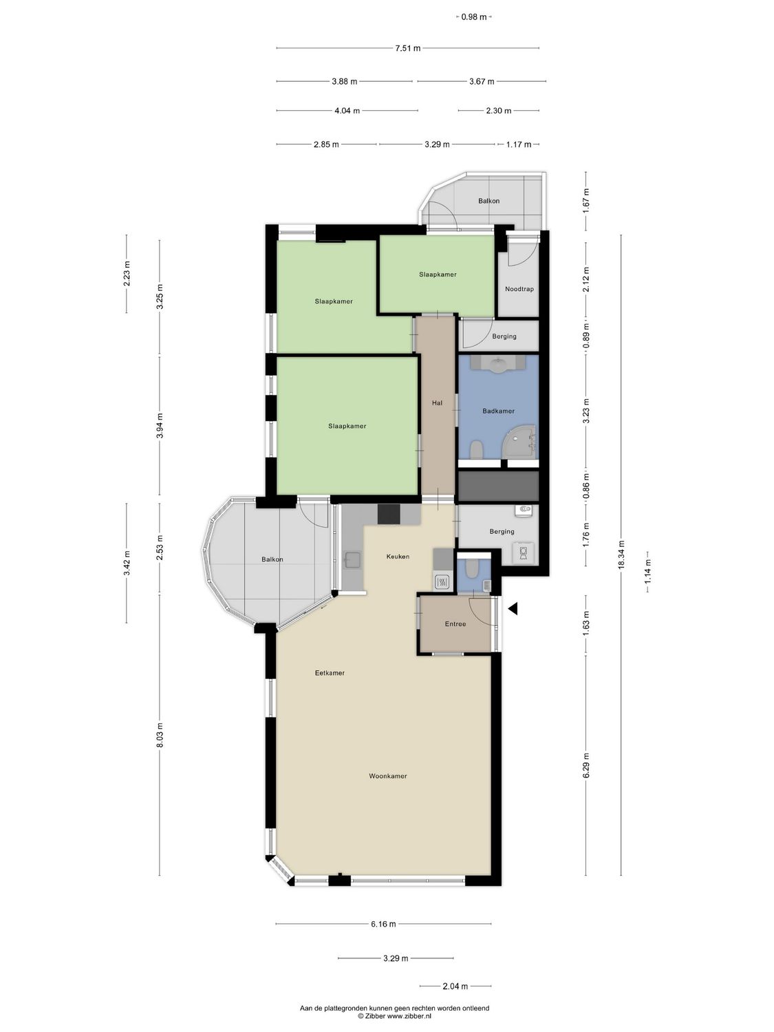 Maasboulevard 48J, SPIJKENISSE plattegrond 0