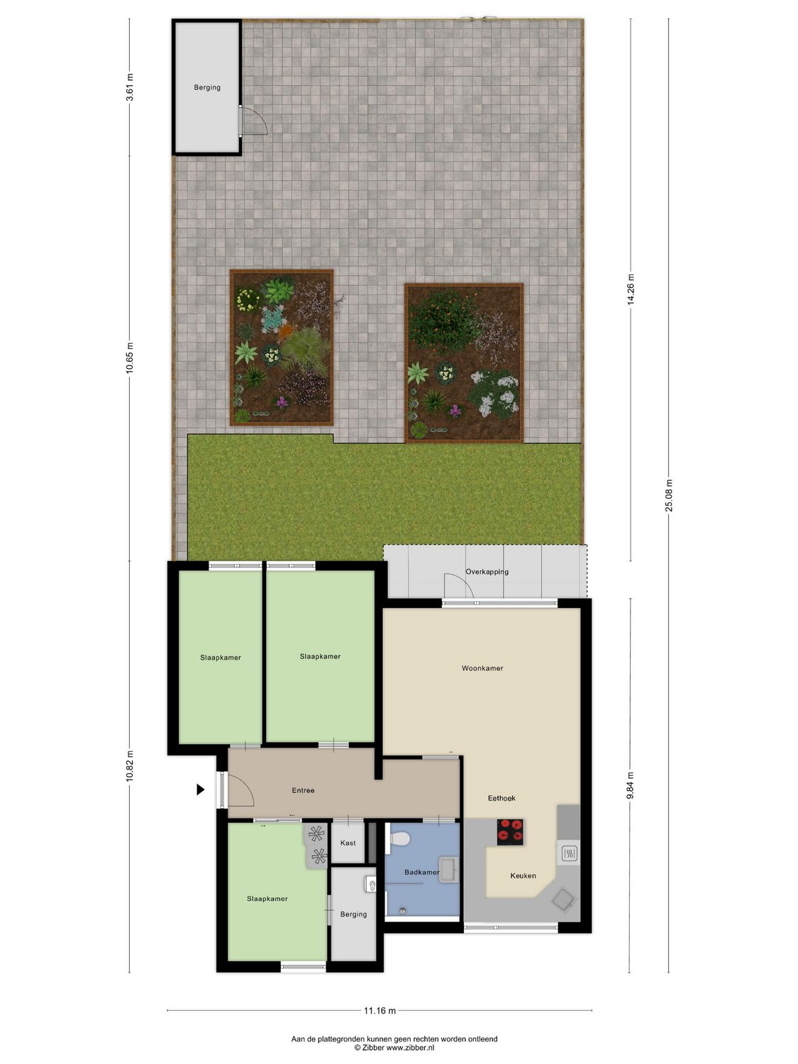 Ruwaard van Puttenweg 19, SPIJKENISSE plattegrond 1