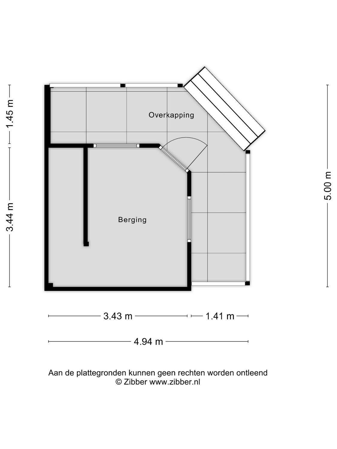 Gooischelaan 14, ZUIDLAND plattegrond 2