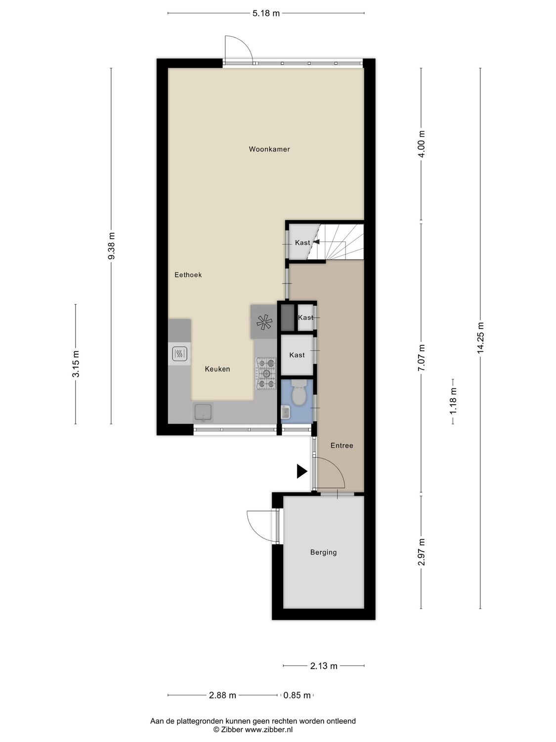 Slakkenveen 520, SPIJKENISSE plattegrond 0