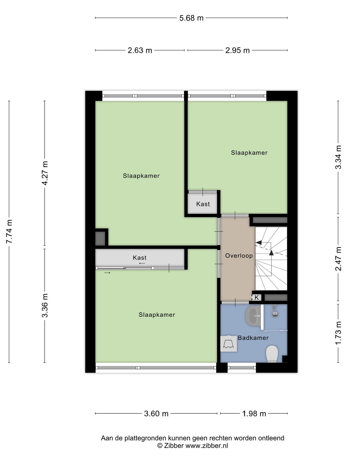 Leeuwesteijn 5, HEENVLIET plattegrond 3