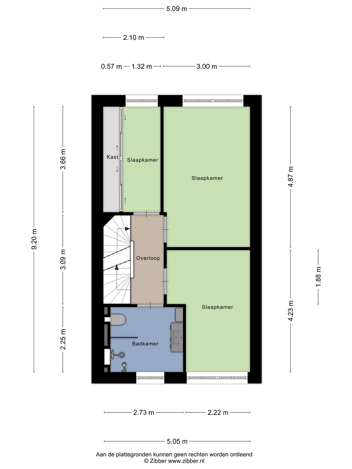 D. de Koninglaan 5, HEKELINGEN plattegrond 3