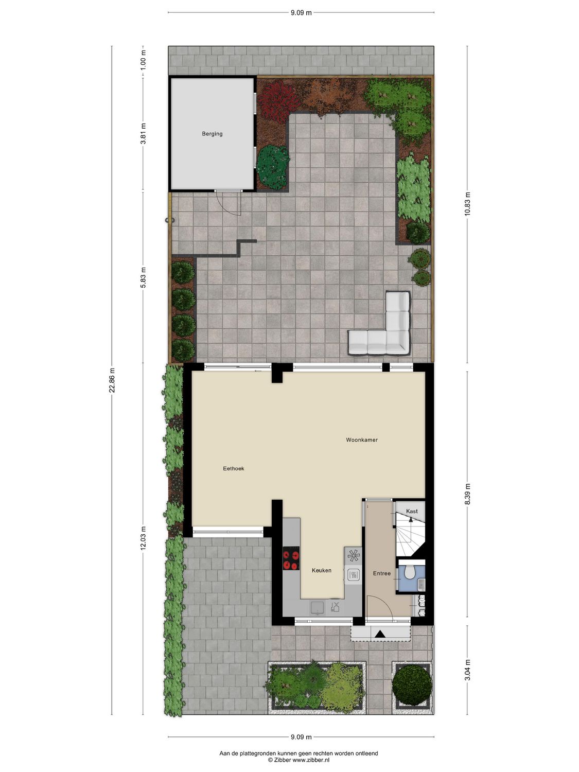 Carry Pothuis-Smitstraat 37, SPIJKENISSE plattegrond 1