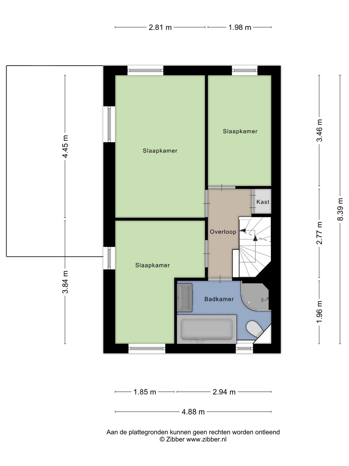 Carry Pothuis-Smitstraat 37, SPIJKENISSE plattegrond 3