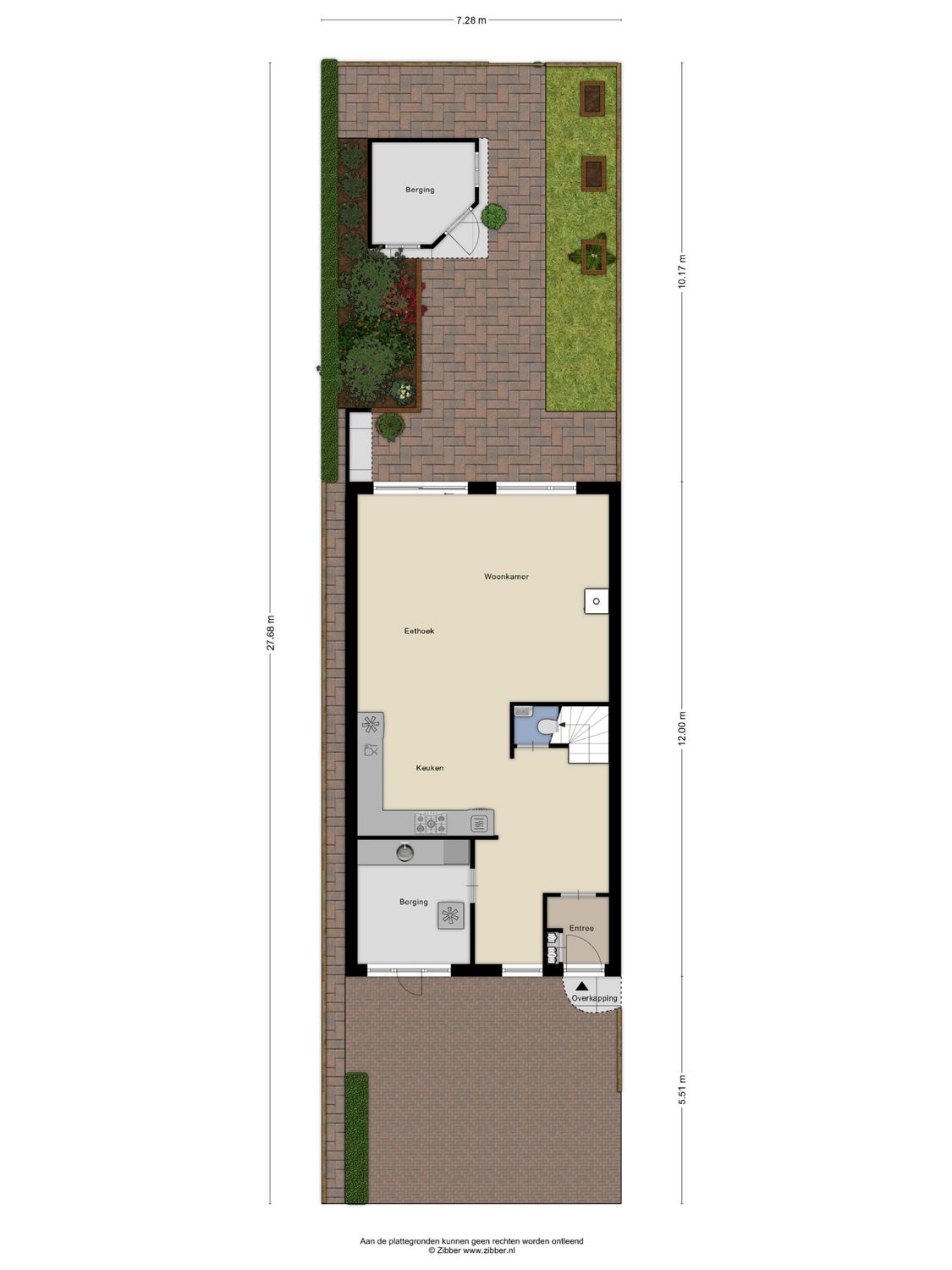 Trix Terwindtstraat 25, SPIJKENISSE plattegrond 1