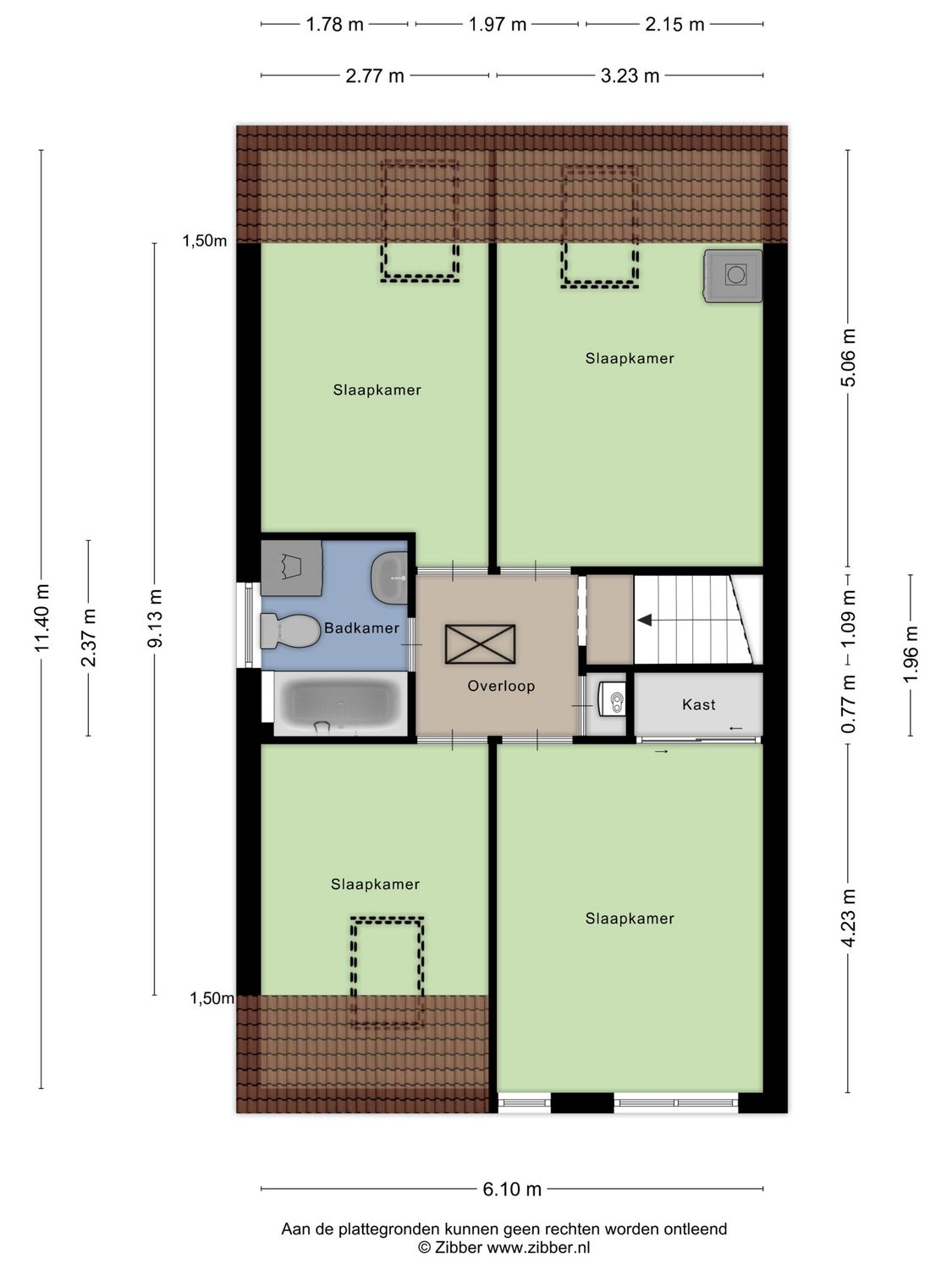 Trix Terwindtstraat 25, SPIJKENISSE plattegrond 3