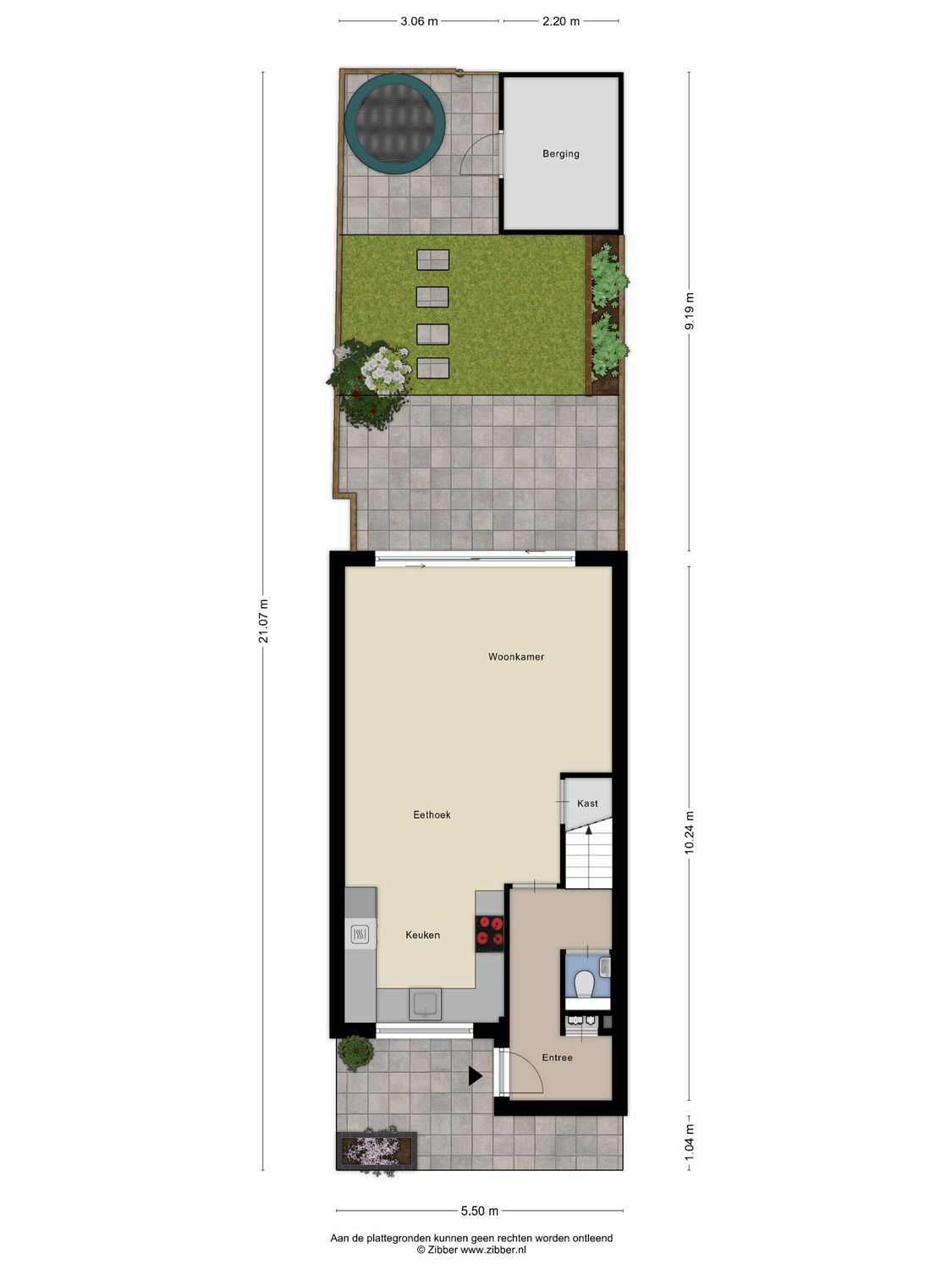 Meelblok 9, ZUIDLAND plattegrond 1