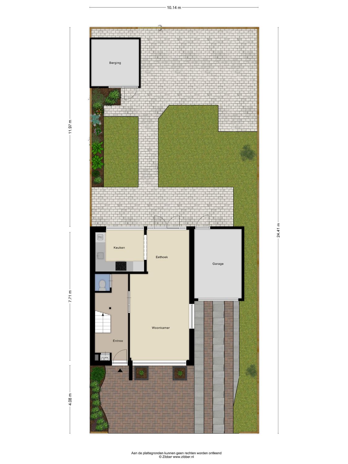 Hofkesweg 13, HEENVLIET plattegrond 1