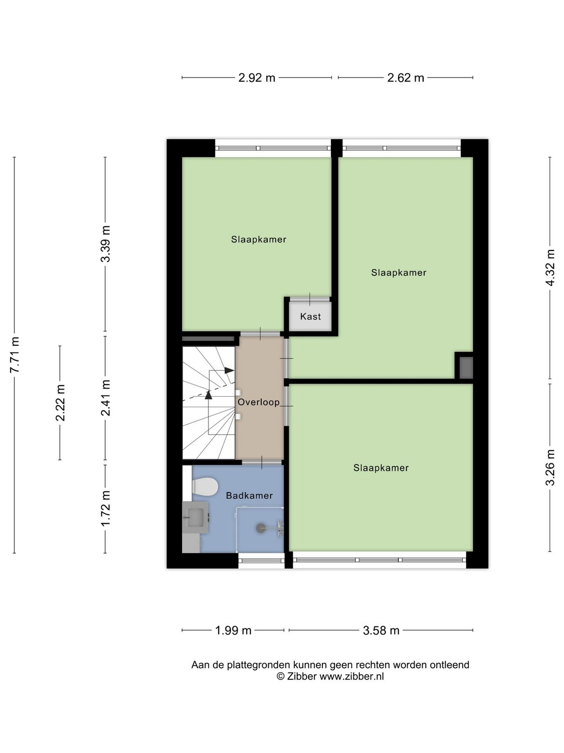 Hofkesweg 13, HEENVLIET plattegrond 3