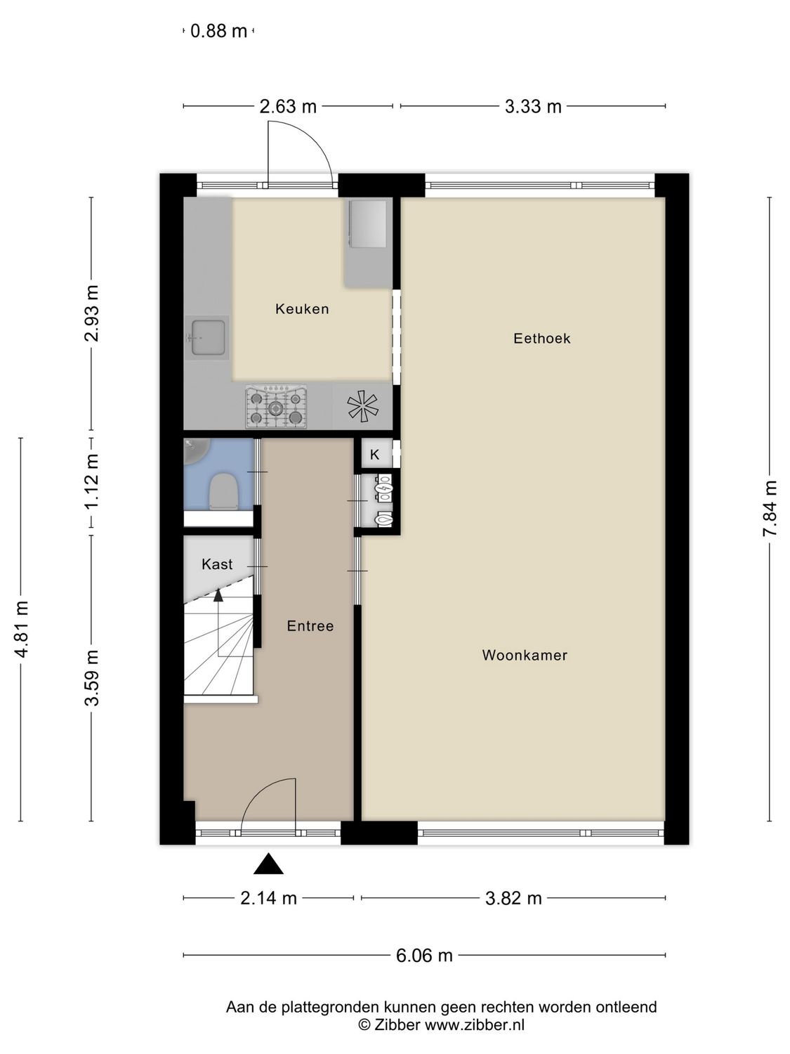 Prof Gerbrandyplein 8, GEERVLIET plattegrond 0