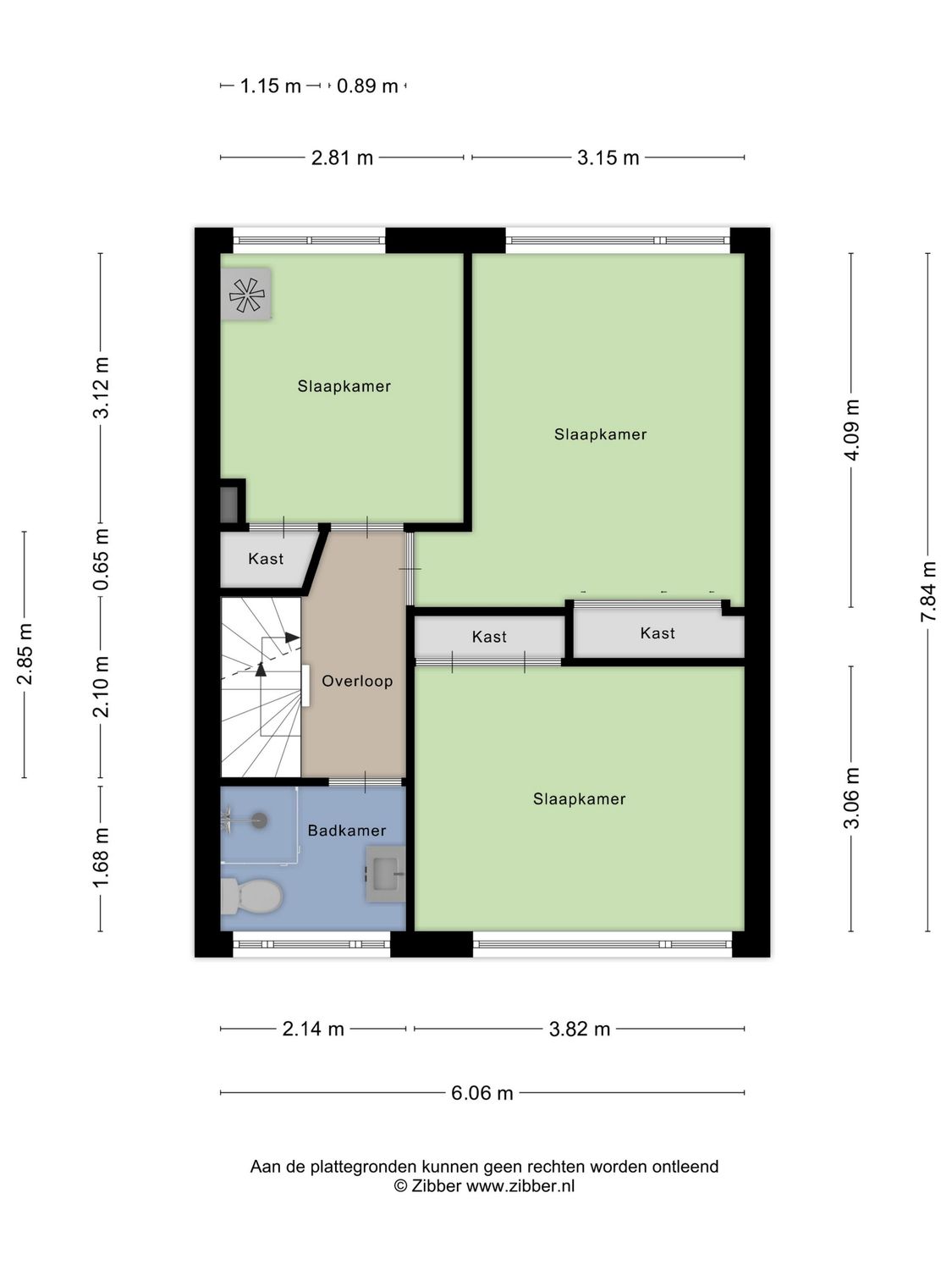 Prof Gerbrandyplein 8, GEERVLIET plattegrond 3
