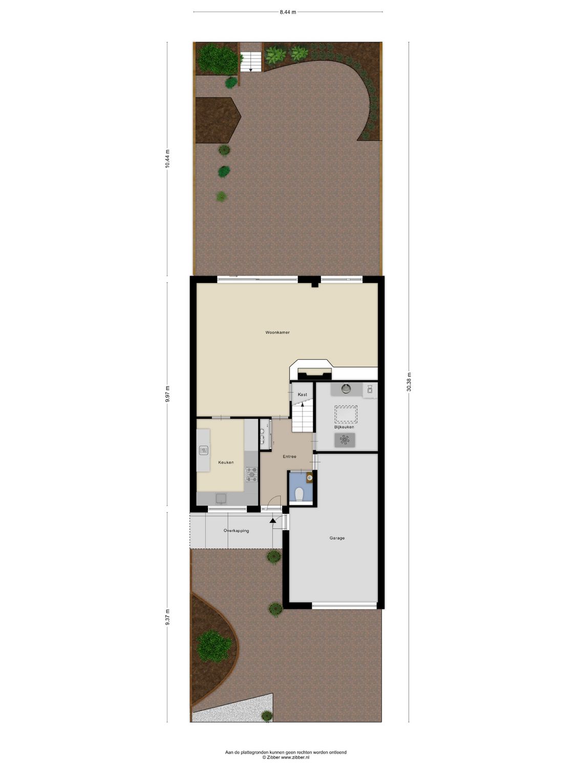 Nijlstraat 26, SPIJKENISSE plattegrond 1