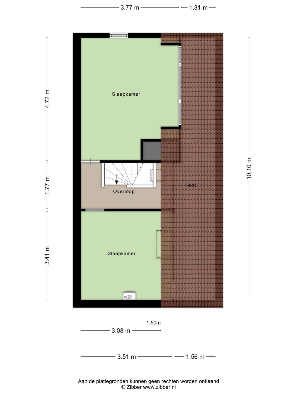 Nijlstraat 26, SPIJKENISSE plattegrond 3